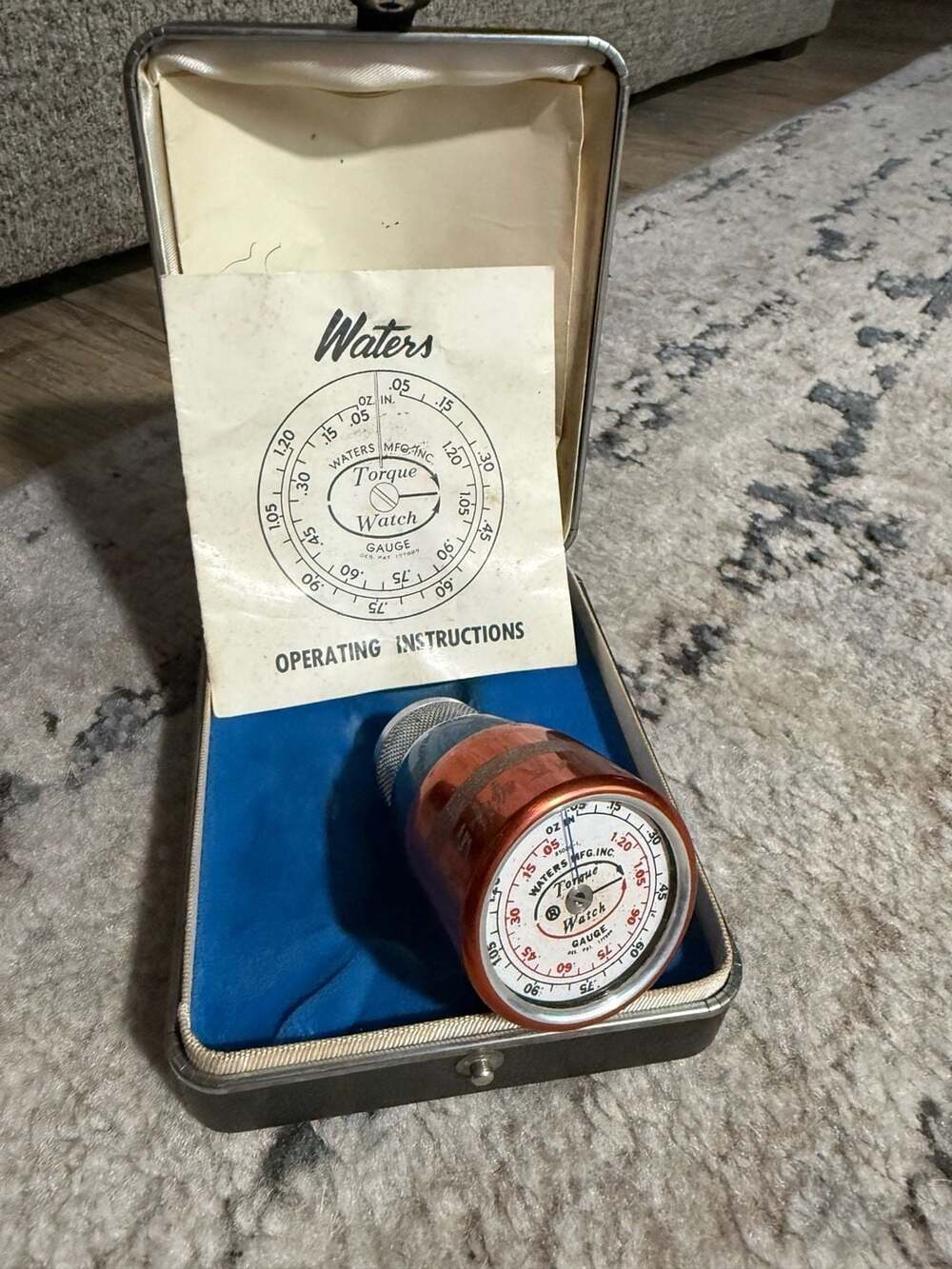 Waters 6500C-1 Torque Watch Gauge 0.05 to 1.20 Oz.